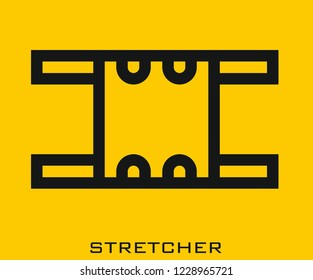 Stretcher icon signs