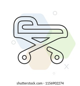 Stretcher icon vector can be used as png, Stretcher