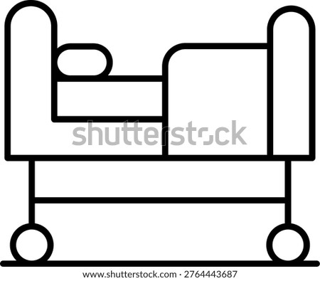 Stretcher Icon Vector Element line icon design vector icons