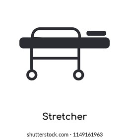 Stretcher icon vector isolated on white background for your web and mobile app design, Stretcher logo concept