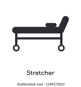 Stretcher icon vector isolated on white background for your web and mobile app design, Stretcher logo concept