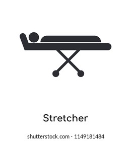 Stretcher icon vector isolated on white background for your web and mobile app design, Stretcher logo concept