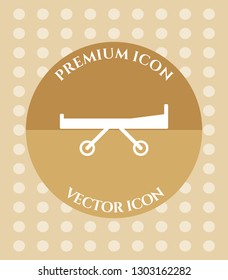 Stretcher Icon for Web. Application, Software & Graphic Design.