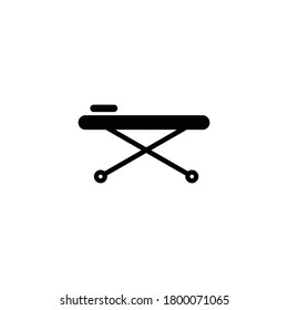 Stretcher icon for your website, logo, app, UI, product print. Stretcher concept flat Silhouette vector illustration icon