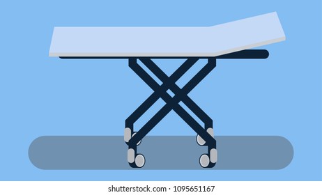 Stretcher insolated vector illustration