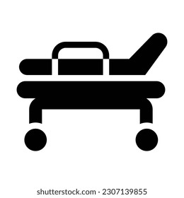 stretcher line icon illustration vector graphic