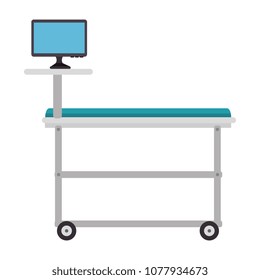stretcher with monitor medical