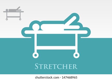 stretcher (Patient on stretcher)