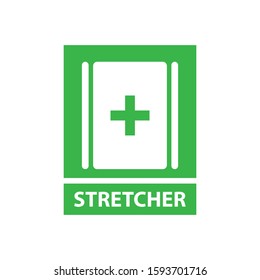 Stretcher Symbol Icon Vector Illustration