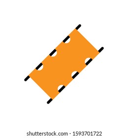 Stretcher Symbol Icon Vector Illustration