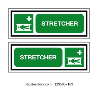 Stretcher Symbol Sign ,Vector Illustration, Isolate On White Background Label .EPS10