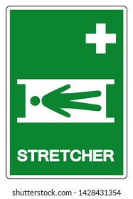 Stretcher Symbol Sign, Vector Illustration, Isolate On White Background Label .EPS10 