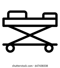 Stretcher Vector Icon