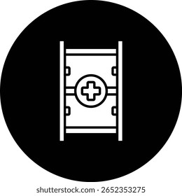 Ícone do vetor de maca. Pode ser usado para impressão, aplicativos móveis e da Web.