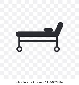 Stretcher vector icon isolated on transparent background, Stretcher logo concept