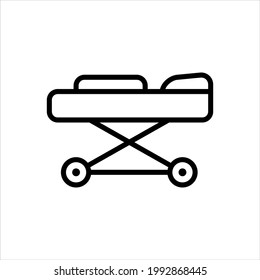 Stretcher vector icon symbol design