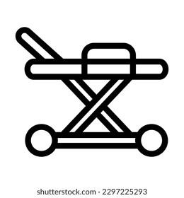 Stretcher Vector Line Icon Design