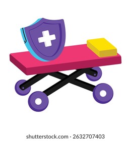 Stretcher Vector style icon. Eps 10 file
