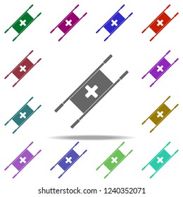 stretchers in football icon. Elements of Football in multi color style icons. Simple icon for websites, web design, mobile app, info graphics