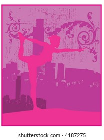 Stretching Pink