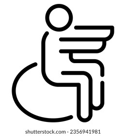 Stretching Routine Icon Illustration can be used for web app, infographic, etc