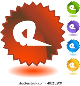 Stretching stick figure isolated web icon on a background.