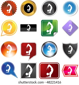 Icono web aislado de la figura de palo de estiramiento en un fondo.