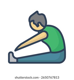 Stretching Vector Icon which can easily modify or edit


