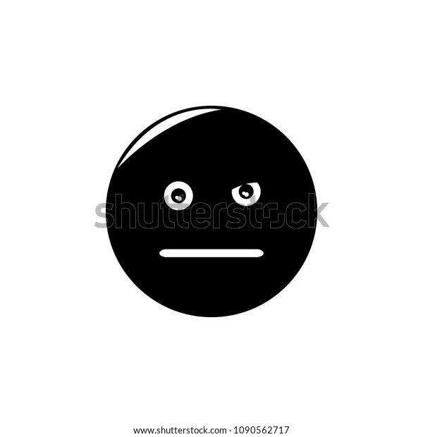 Strict Emoji Vector Icon Stock Vector (Royalty Free) 1090562717 ...