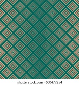 Strict geometric seamless pattern. Background for textile design