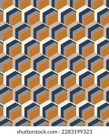 Strict motley lattice seamless pattern. Vector illustration for print, fabric, cover, packaging, interior decor, blog decoration and other your projects.