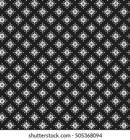 Strict pixelated seamless pattern in corporate style. Useful for web backgrounds, textile or interior design.