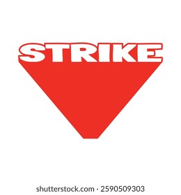 
strike bowling vector design 1