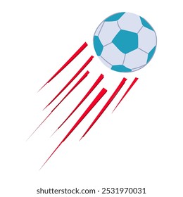 strike speed soccer ball cartoon. curve control, finesse power, touch spin strike speed soccer ball sign. isolated symbol vector illustration