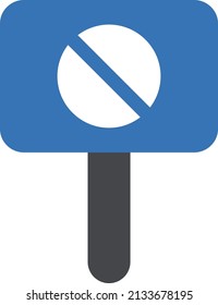 strike vector glyph color icon 