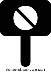 icono plano de glifo vector de ataque 