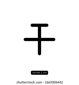 Strikethrough Icon Vector - Sign or Symbol