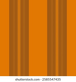 Striking abstract autumnal pattern.  Warm orange and brown vertical stripes create a sophisticated textured effect, ideal for backgrounds, textiles, or packaging design.
