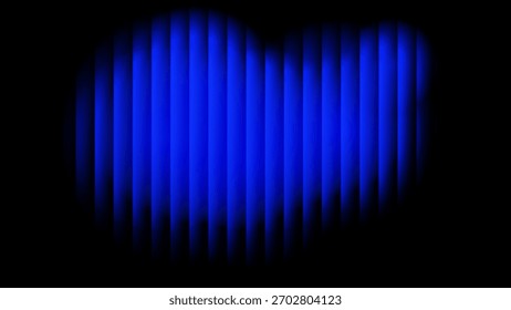 Striking abstract background featuring vibrant blue lines against a dark backdrop creating a modern and dynamic visual effect