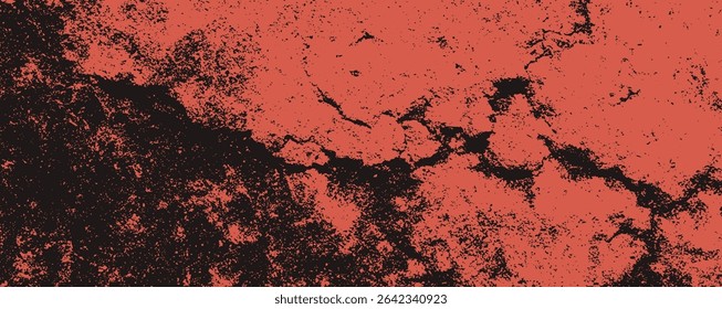 A striking abstract composition displays bold red and deep black hues, creating a dramatic visual impact. The textures evoke a sense of depth and movement, inviting interpretation.
