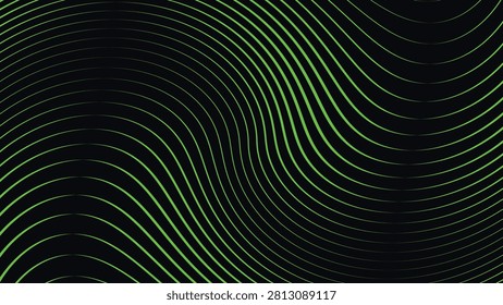 A striking abstract digital background featuring dynamic, fluid wavy lines in a vibrant lime green hue set against a solid black canvas. This high-contrast halftoning pattern creates a hypnotic optical illusion and a seamless sense of fluid motion. It is perfectly suited for modern graphic designs, creative posters, techno aesthetics, and stylish dark wallpapers.
#AbstractArt #WavyLines #OpticalIllusion #GreenAndBlack #GraphicDesign #ModernPattern #FluidMotion #HalftoneArt #DarkAesthetic #Wallpaper