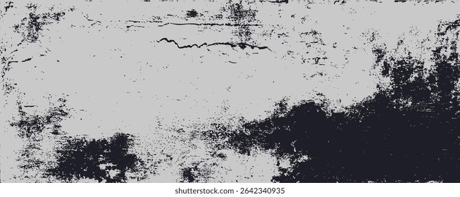 A striking abstract texture showcases a contrast of dark hues, gray, and white, suggesting depth and movement. The uneven surface creates an intriguing visual, inviting interpretation.