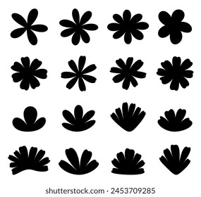 A striking black floral pattern emerges boldly against a white backdrop, embodying the elegance of monochrome design.