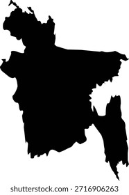 Una llamativa forma negra presenta una silueta distintiva, formando un estilo único y abstracto.
