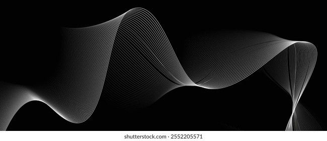 Auffälliger abstrakter schwarz-weißer Hintergrund verbindet fette Kontraste mit dynamischen Texturen und schafft so ein faszinierendes visuelles Erlebnis