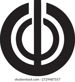 Um marcante vetor gráfico em preto e branco de um ícone de botão de energia universal. O design apresenta um contorno circular grosso e arrojado com uma linha vertical que se estende para cima a partir do seu centro, criando o símbolo amplamente reconhecido para ligar ou desligar. Os elementos pretos sólidos contrastam fortemente contra um fundo branco presumido, tornando o ícone claro e facilmente identificável. Este design minimalista é comumente usado em vários dispositivos eletrônicos, interfaces de software e sinalização para indicar o controle para ativar ou desativar um sistema.