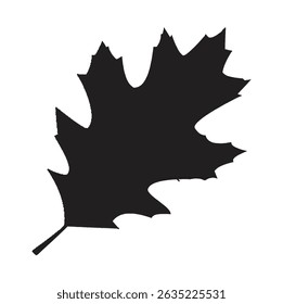 A striking black-and-white leaf illustration, featuring clean, minimalist lines and bold contrasts. Its simple, elegant design captures nature’s essence, perfect for modern decor, logos, or monochrome