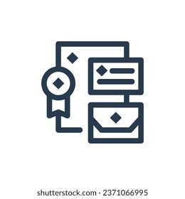 Ilustración de iconos vectores de novelas de marca sorprendente