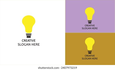Un emblema sorprendente de la bombilla que simboliza la innovación y la creatividad con su elegante sencillez y diseño radiante