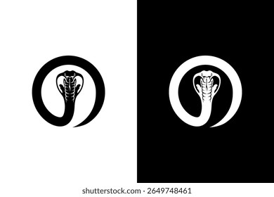 Striking Cobra Snake Graphic Illustration Design